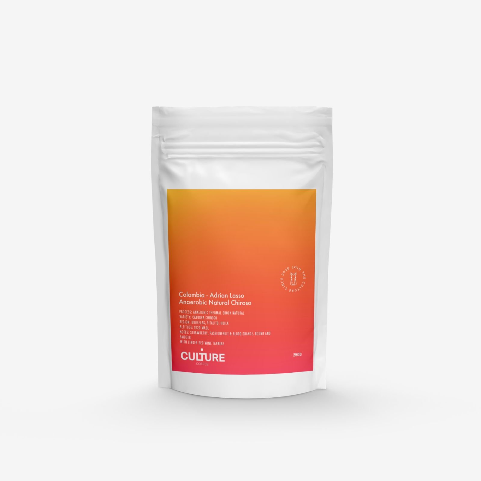 Colombia - Adrian Lasso Anaerobic Natural Chiroso